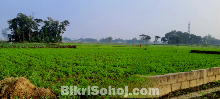 আর্কষণীয় লোকেশনে কমমূল্যে জমি বিক্রয়